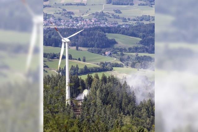 Die Windrder auf dem Rosskopf werden 2025 gesprengt