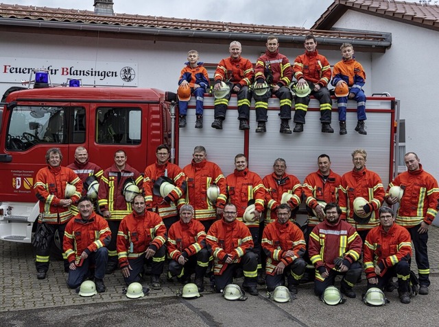 Die Blansinger Wehr ist im Jubilumsjahr stark aufgestellt.  | Foto: Jens Reinacher