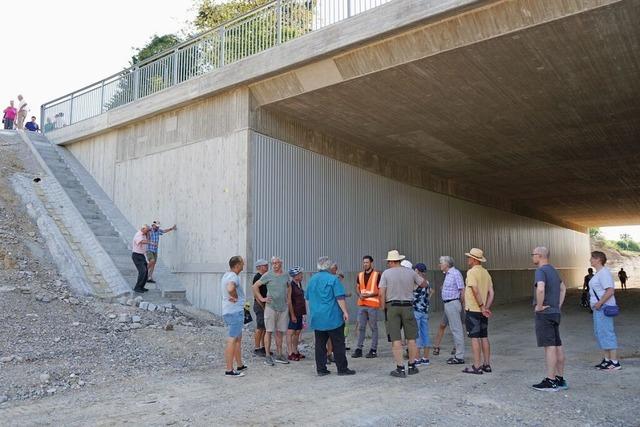 Die neue Unterfhrung der Solvaystrae in Grenzach-Wyhlen ist fast fertig