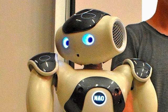 Studierende der DHBW Lrrach haben einen humanoiden Roboter erschaffen, der frech ist