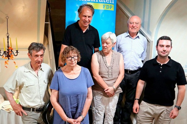 Der neue Vorstand des FDP-Ortsvereins ...Richard Zahoransky und Patrik Schwanz.  | Foto: Thomas Winckelmann