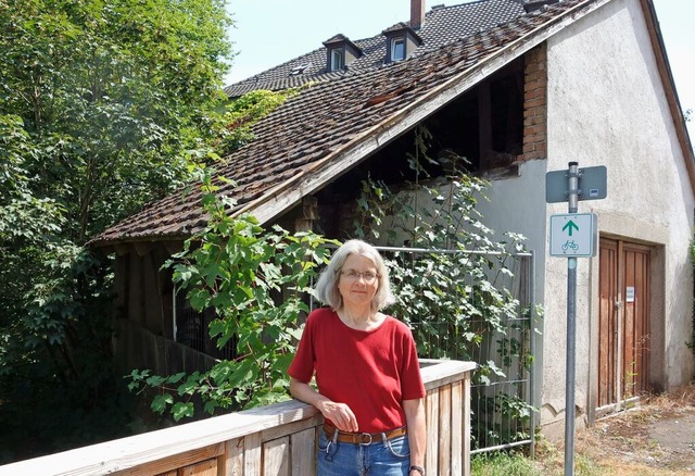 Die Tage des Altes Fahrnauer Waschhaus...mm bedauert den bevorstehenden Abriss.  | Foto: Gudrun Gehr