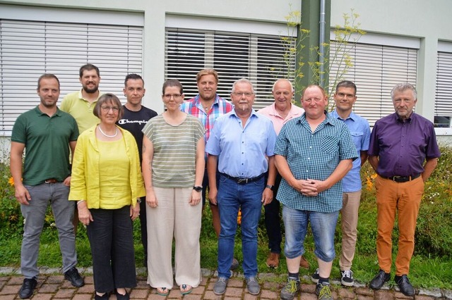 Der neue Gemeinderat Kleines Wiesental...hwald, Daniel Dreher und  Birk Brger.  | Foto: Edgar Steinfelder