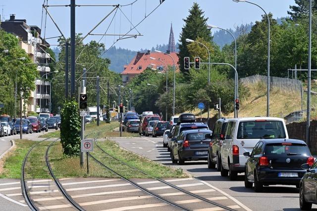 Ab Montag sind in Freiburg die Tramlinien 3 und 5 wegen Bauarbeiten bis September unterbrochen