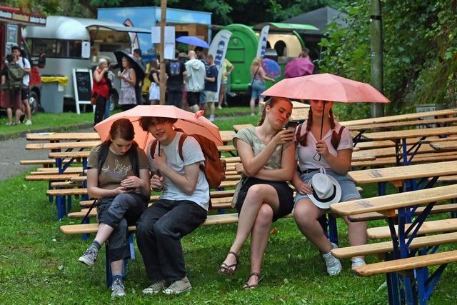 Freiburger Schlossbergfestival am Freitagabend wegen Unwetter abgebrochen