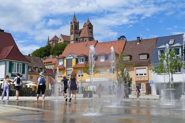 Dreh- und Angelpunkt in der Stadt: der Breisacher Marktplatz  | Foto: Sophia Ungerland