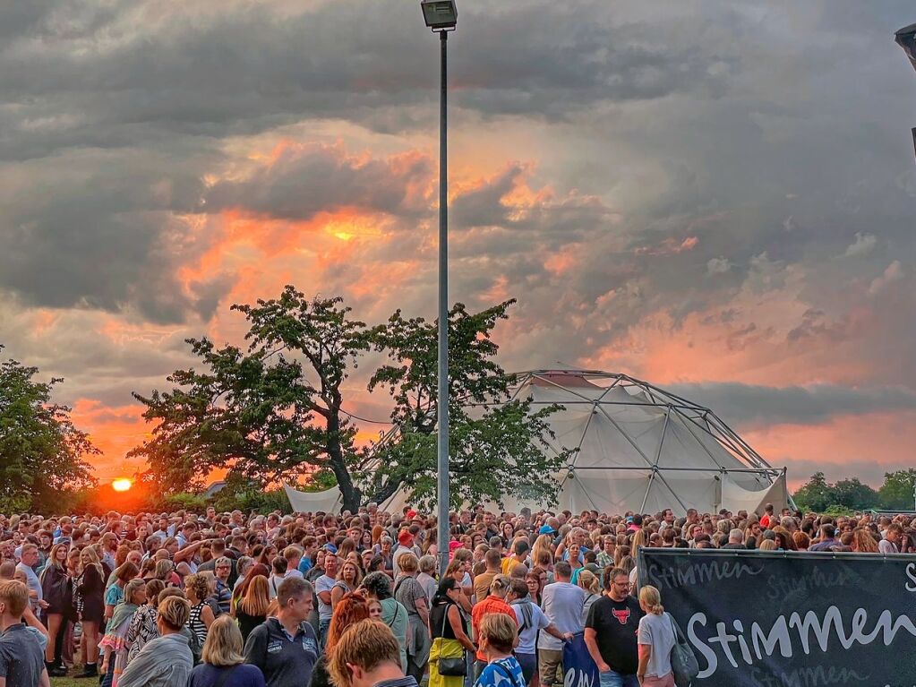 James Blunt und The Great Leslie am neuen Stimmen-Spielort auf dem Vitra Campus in Weil am Rhein