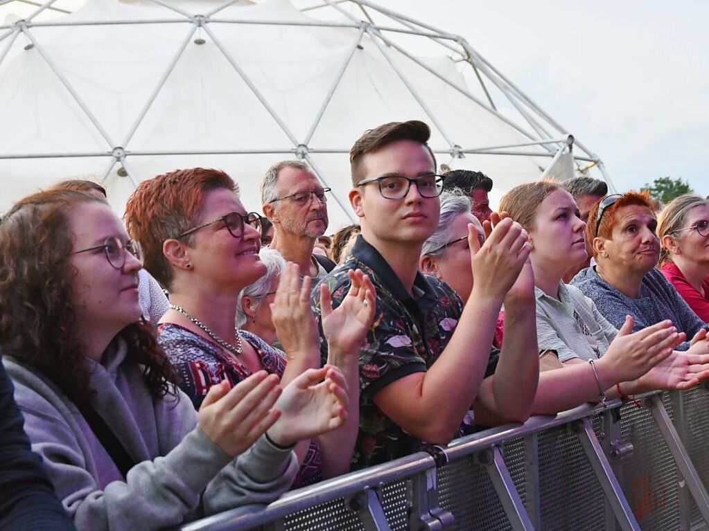 James Blunt und The Great Leslie am neuen Stimmen-Spielort auf dem Vitra Campus in Weil am Rhein