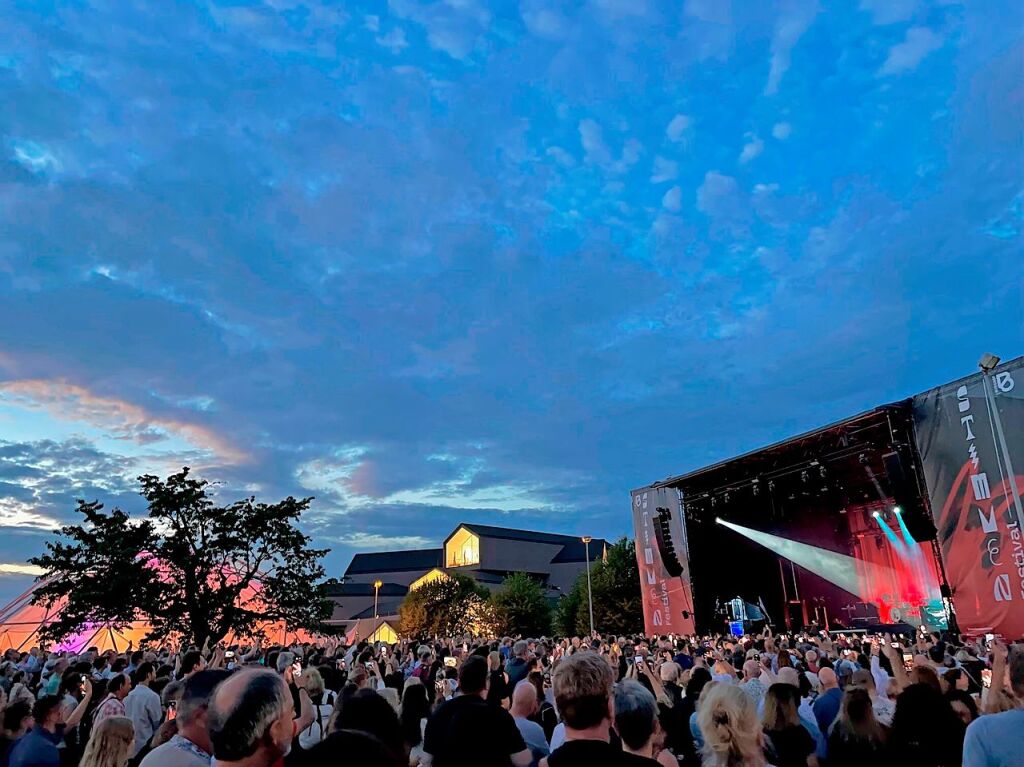 James Blunt und The Great Leslie am neuen Stimmen-Spielort auf dem Vitra Campus in Weil am Rhein