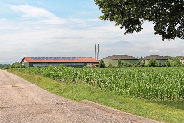 Die Abwrme aus der Biogas-Anlage sdl...fr die Hallen und die Schule in Wyhl.  | Foto: Ruth Seitz