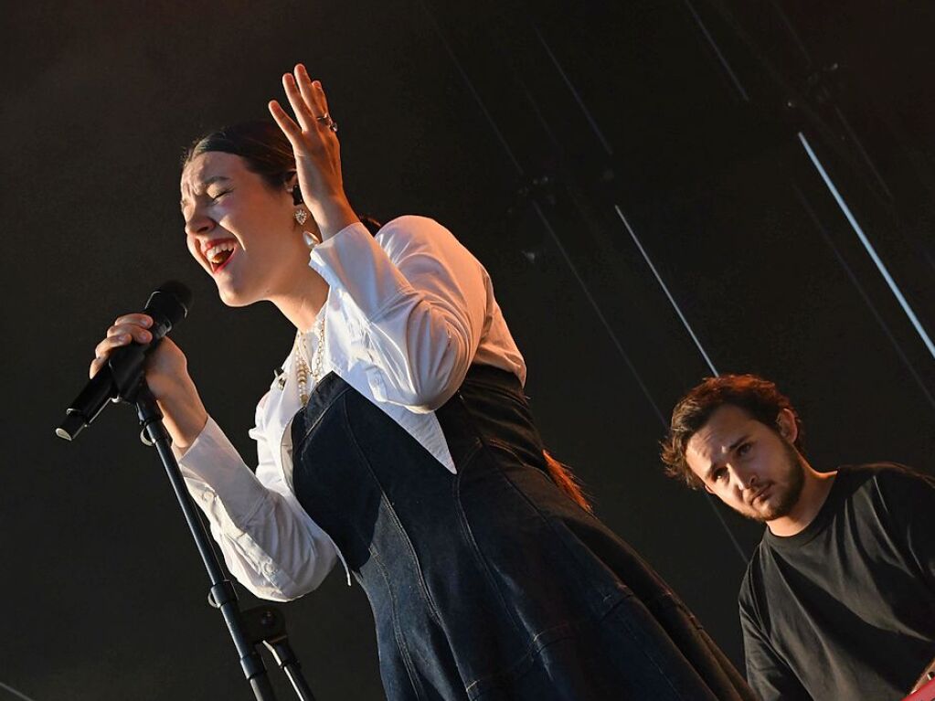 Birdy und Woody beim Stimmenfestival auf dem Vitra Campus in Weil am Rhein