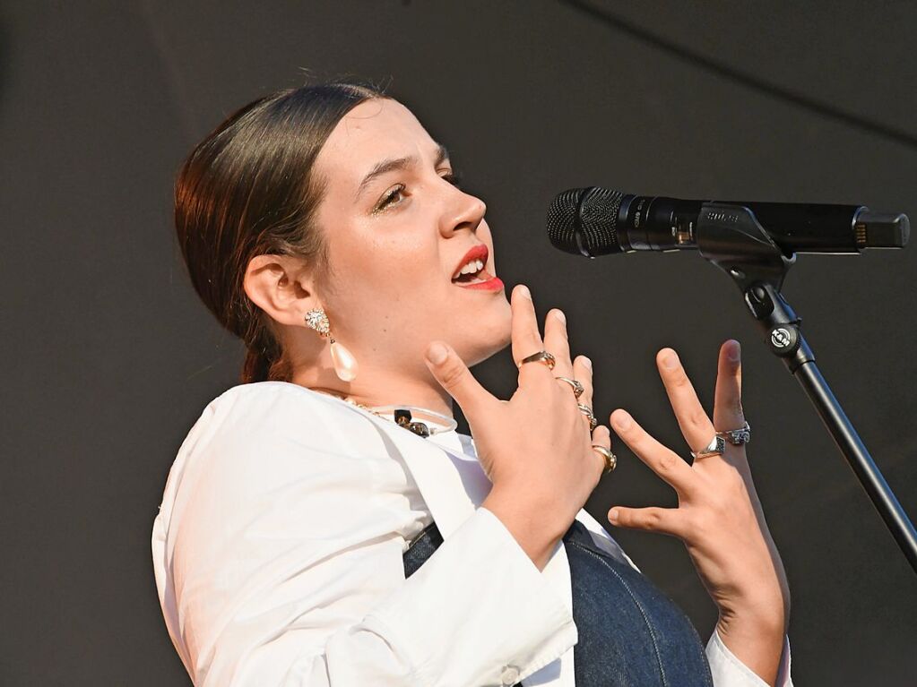 Birdy und Woody beim Stimmenfestival auf dem Vitra Campus in Weil am Rhein