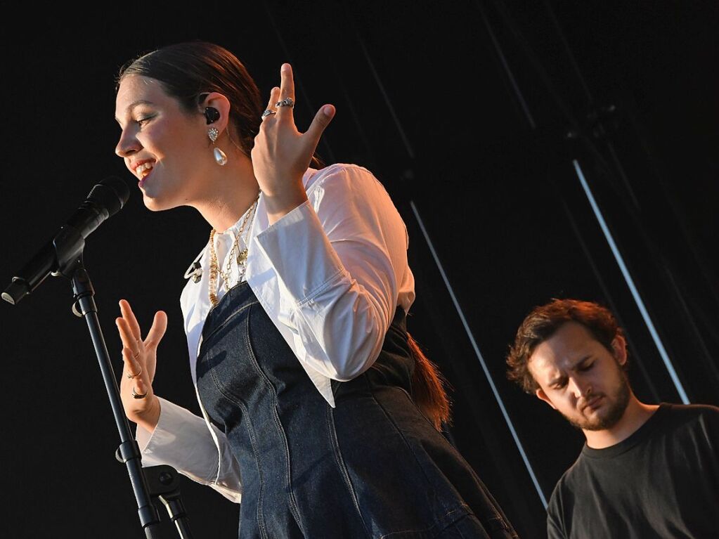 Birdy und Woody beim Stimmenfestival auf dem Vitra Campus in Weil am Rhein