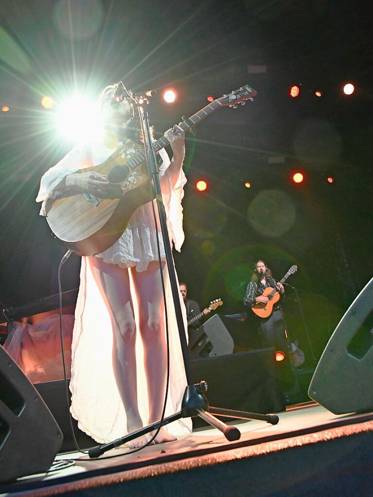 Birdy und Woody beim Stimmenfestival auf dem Vitra Campus in Weil am Rhein