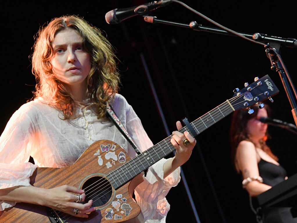 Birdy und Woody beim Stimmenfestival auf dem Vitra Campus in Weil am Rhein