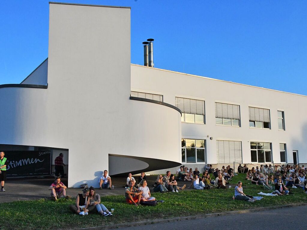 Birdy und Woody beim Stimmenfestival auf dem Vitra Campus in Weil am Rhein