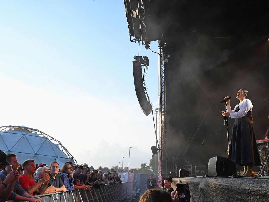 Birdy und Woody beim Stimmenfestival auf dem Vitra Campus in Weil am Rhein