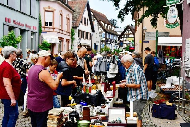 Der 100. Altstadtflohmarkt in Emmendingen macht Lust auf mehr