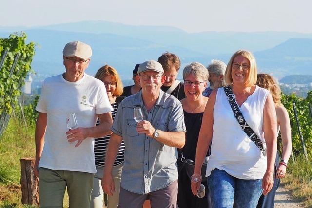 Beim Weiler Weinweg in Flammen passt alles