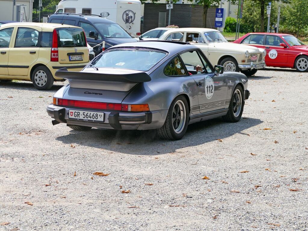 Ein 1988er Porsche 911 Carrera mit Entenbrzel.