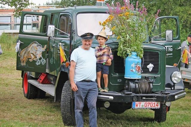 Auf dem Drrenbhl bei Rothaus setzen alle auf kirchlichen Segen und natrlich auch auf den Schutzengel