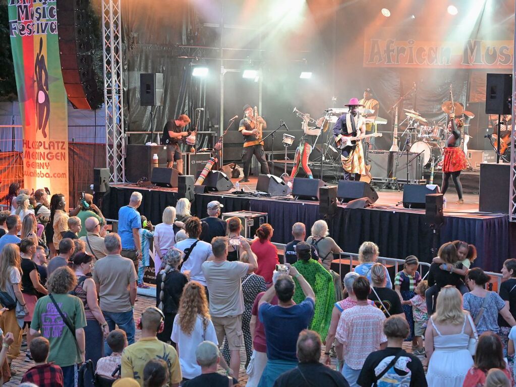 Das hat Spa gemacht: Vier Tage wurde auf dem Emmendinger Schlossplatz das African Music Festival gefeiert.