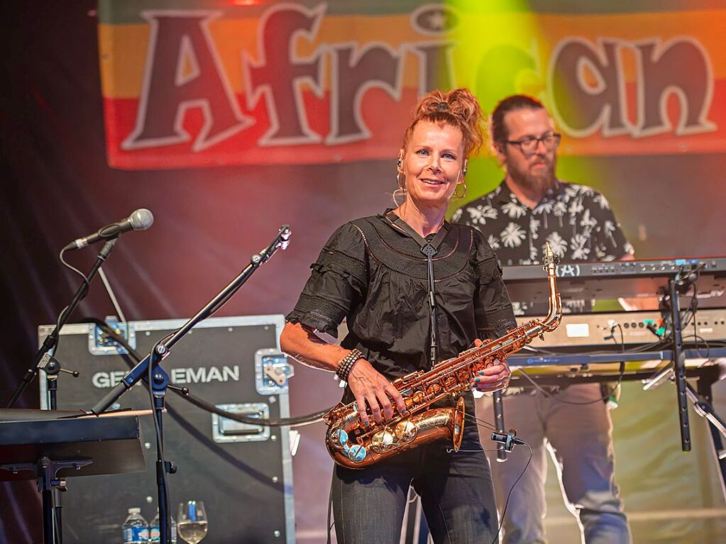 Das hat Spa gemacht: Vier Tage wurde auf dem Emmendinger Schlossplatz das African Music Festival gefeiert.