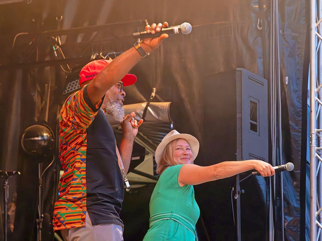 Das hat Spa gemacht: Vier Tage wurde auf dem Emmendinger Schlossplatz das African Music Festival gefeiert.