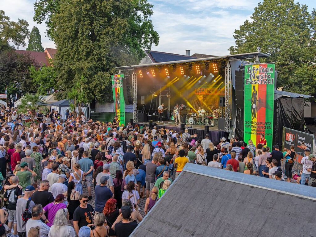 Das hat Spa gemacht: Vier Tage wurde auf dem Emmendinger Schlossplatz das African Music Festival gefeiert.