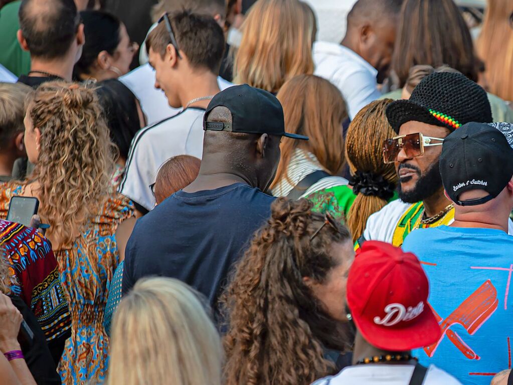 Das hat Spa gemacht: Vier Tage wurde auf dem Emmendinger Schlossplatz das African Music Festival gefeiert.