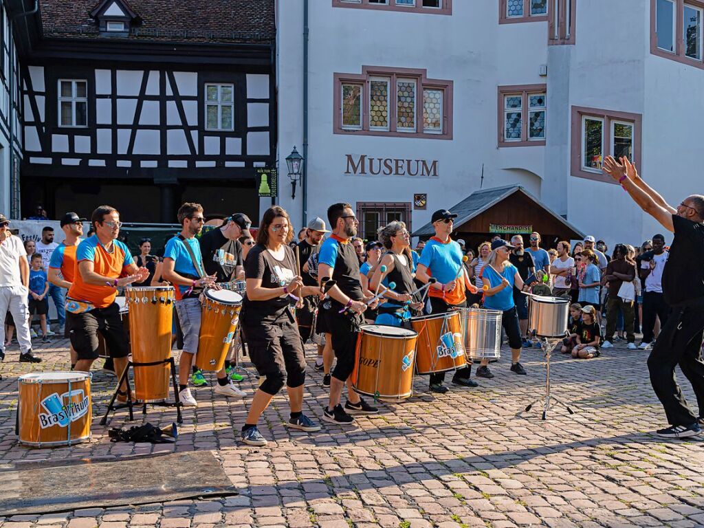 Das hat Spa gemacht: Vier Tage wurde auf dem Emmendinger Schlossplatz das African Music Festival gefeiert.