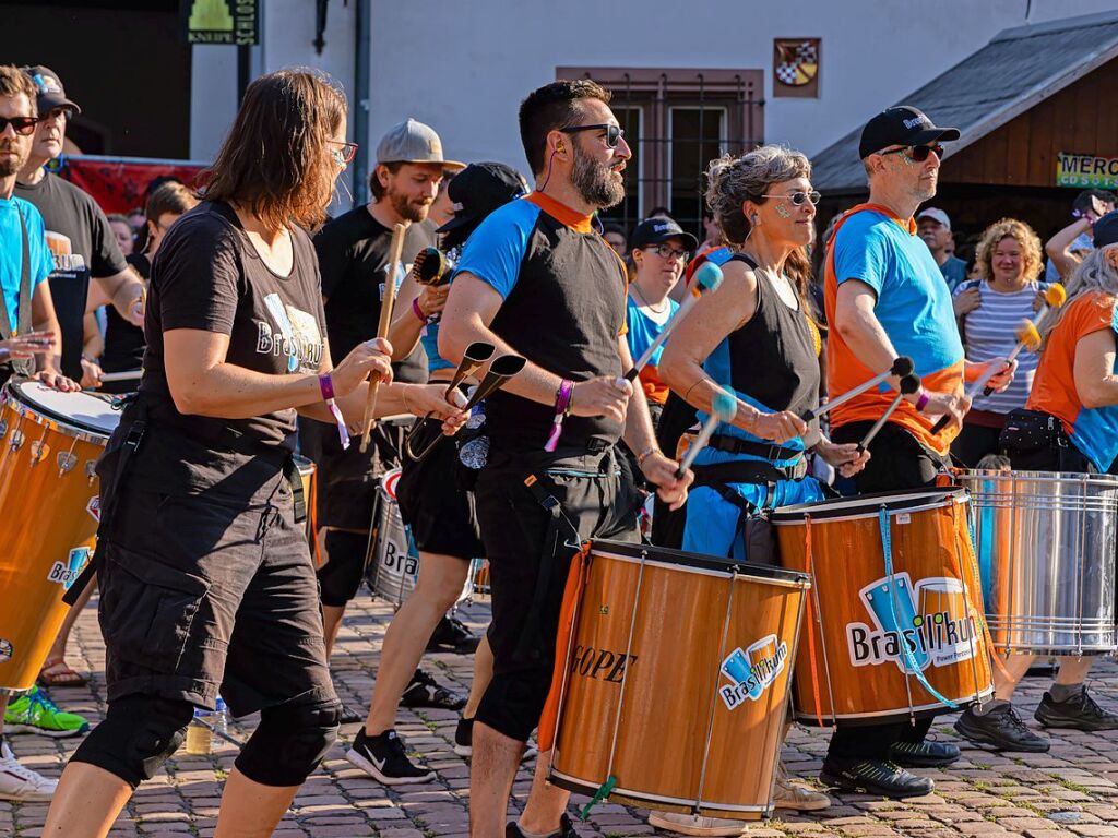 Das hat Spa gemacht: Vier Tage wurde auf dem Emmendinger Schlossplatz das African Music Festival gefeiert.