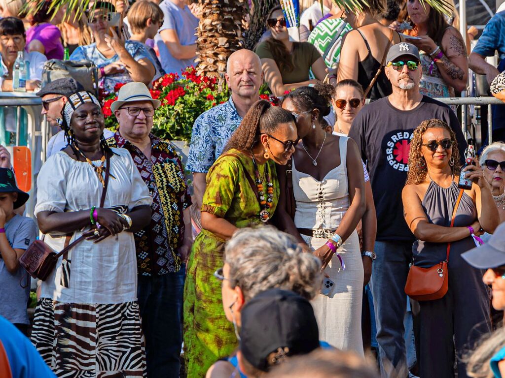 Das hat Spa gemacht: Vier Tage wurde auf dem Emmendinger Schlossplatz das African Music Festival gefeiert.