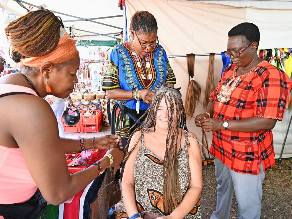 Das hat Spa gemacht: Vier Tage wurde auf dem Emmendinger Schlossplatz das African Music Festival gefeiert.