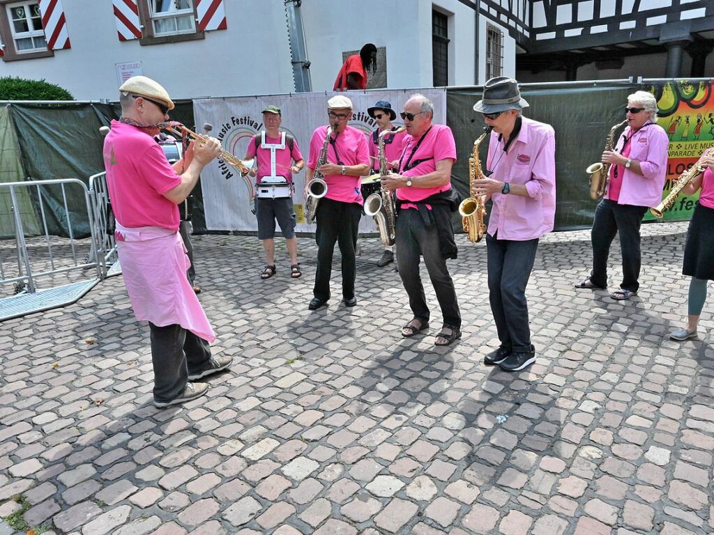 Das hat Spa gemacht: Vier Tage wurde auf dem Emmendinger Schlossplatz das African Music Festival gefeiert.