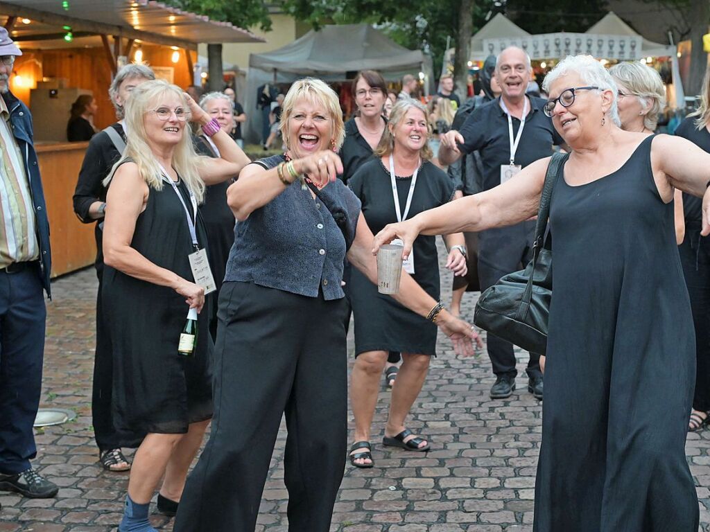 Das hat Spa gemacht: Vier Tage wurde auf dem Emmendinger Schlossplatz das African Music Festival gefeiert.