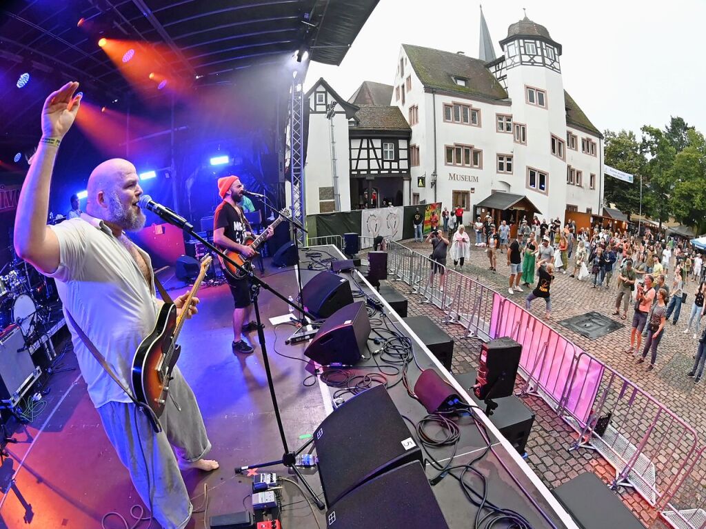 Das hat Spa gemacht: Vier Tage wurde auf dem Emmendinger Schlossplatz das African Music Festival gefeiert.