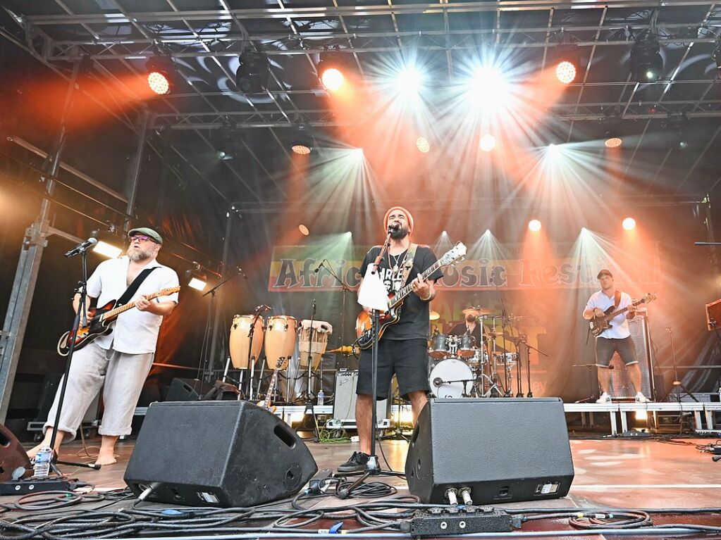 Das hat Spa gemacht: Vier Tage wurde auf dem Emmendinger Schlossplatz das African Music Festival gefeiert.