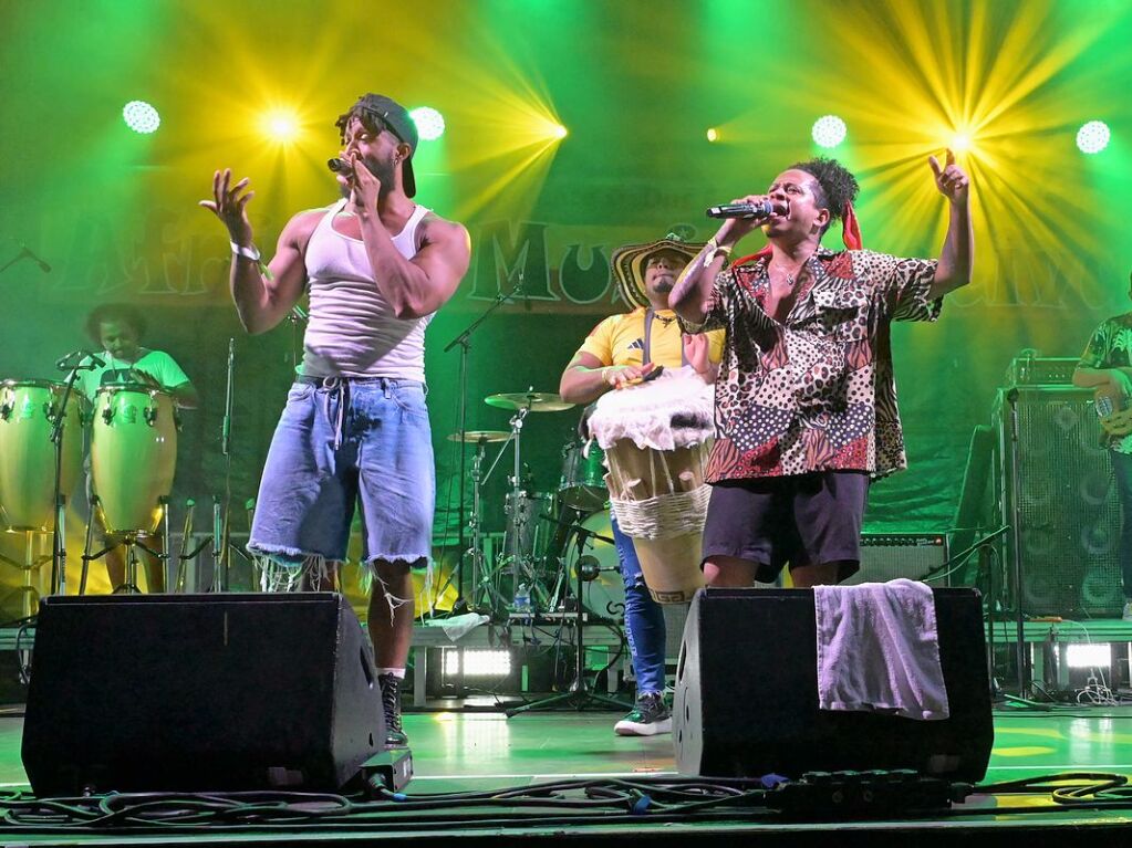 Das hat Spa gemacht: Vier Tage wurde auf dem Emmendinger Schlossplatz das African Music Festival gefeiert.