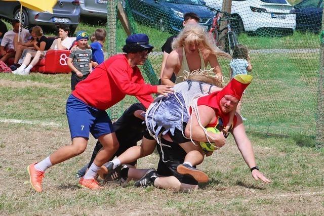 Beim Gaudikick in Wiechs zhlen Kreativitt und fuballerische Hrte