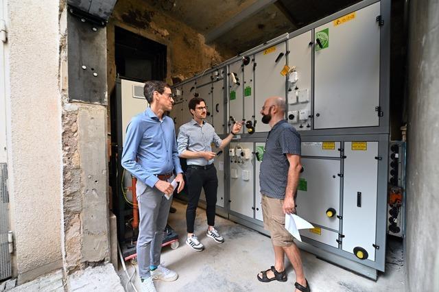 Baustelle Friedrichsbau-Kino: Die alte Freiburger Pracht versteckt sich hinter Rigipsplatten