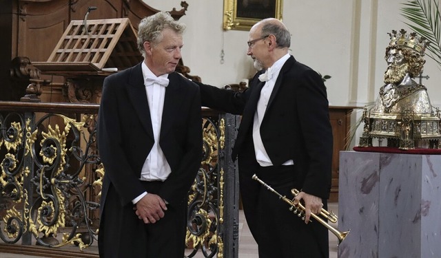 Bernhard Kratzer und Paul Theis haben ...s Konzert in Ettenheimmnster gegeben.  | Foto: Juliana Eiland-Jung