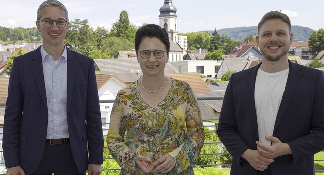 Boris Melzer (links) und Philipp Glatz empfingen Marions Gentges in der Kanzlei.  | Foto: Kanzlei