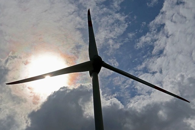 Fnf bis sieben Windrder sind nach aktuellem Stand am Blauen geplant.  | Foto: Bernd Wstneck (dpa)