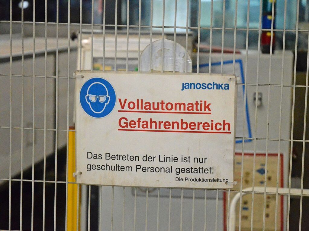 Einen Einblick in die Ablufe bei der Kippenheimer Firma Janoschka erhielten BZ-Leserinnen und Leser.