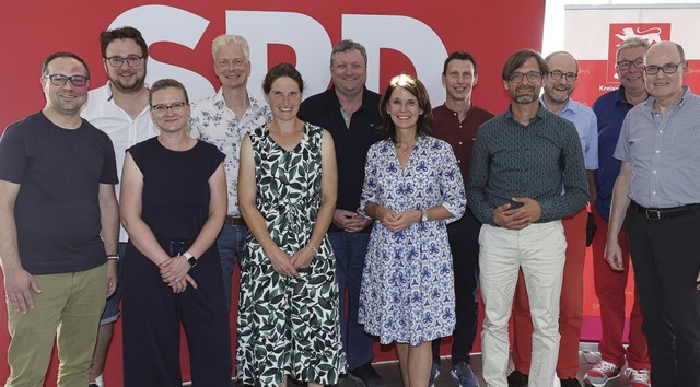 Der Waldshuter Kreisvorstand der SPD   | Foto: stefan hein 201065h52128 bad saeckingen