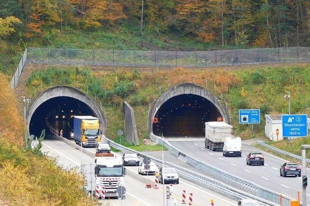 Nach Blitzeinschlag beim Nollinger Bergtunnel: Autobahn bei Rheinfelden wieder frei