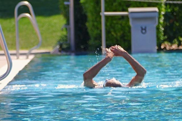 Das Parkschwimmbad Lrrach verzeichnet in diesem Sommer deutlich weniger Besucher