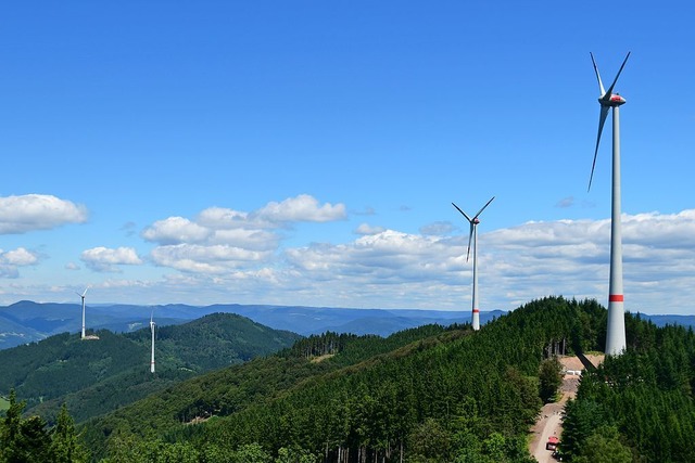 Windrder des E-Werks auf der Prechtaler Schanze  | Foto: Samuel Hess/E-Werk