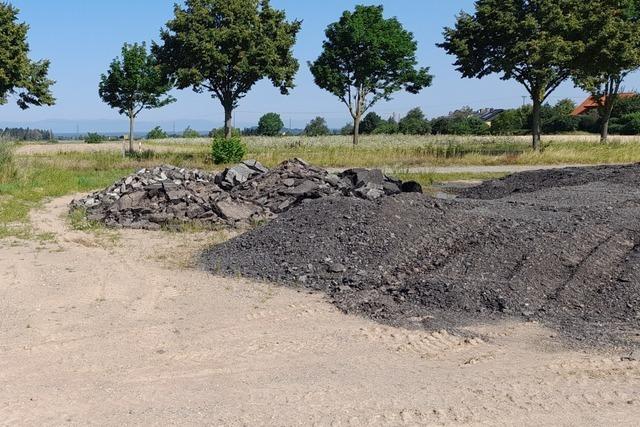 Bauarbeiten sind ins Stocken geraten